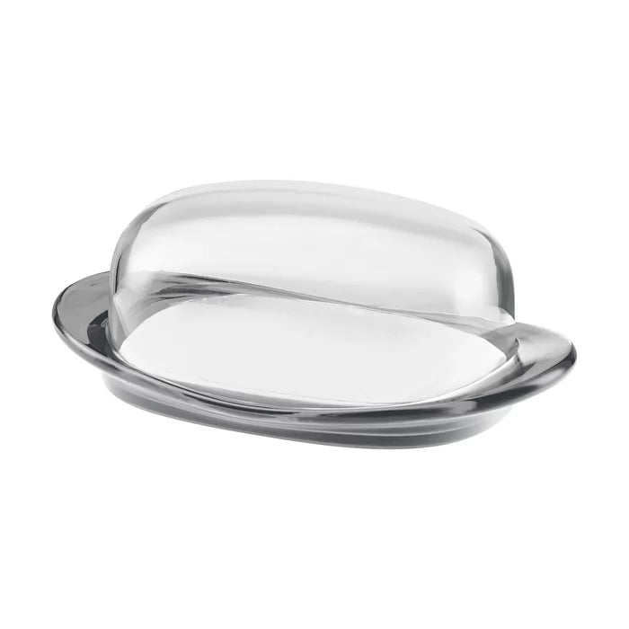 Beurrier Arcopal France, verre transparent Beurrier Arcopal France, verre transparent