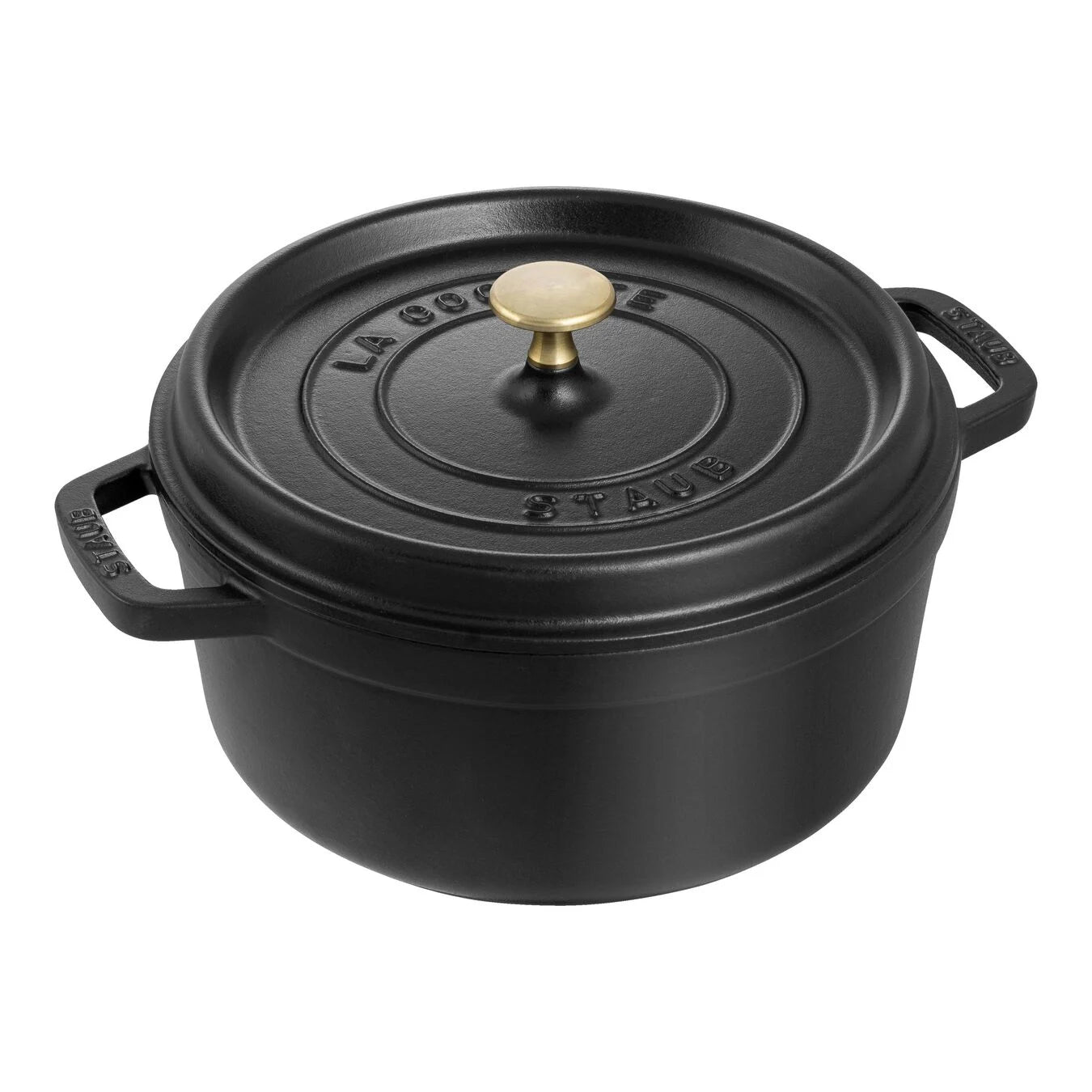 Cocotte ronde en fonte émaillée STAUB