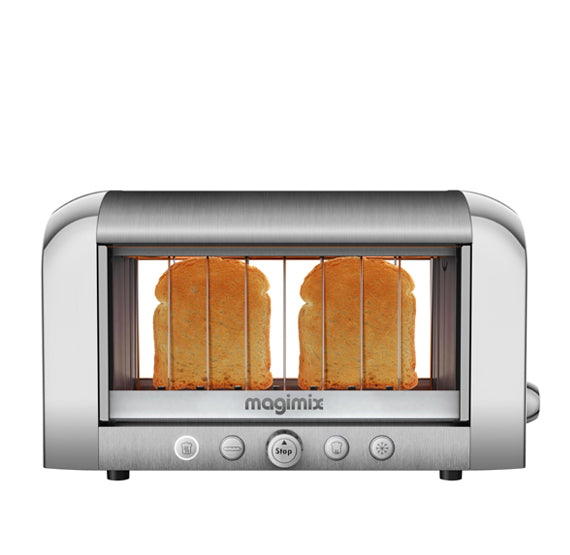 Toaster transparent Vision chromé mat | MAGIMIX