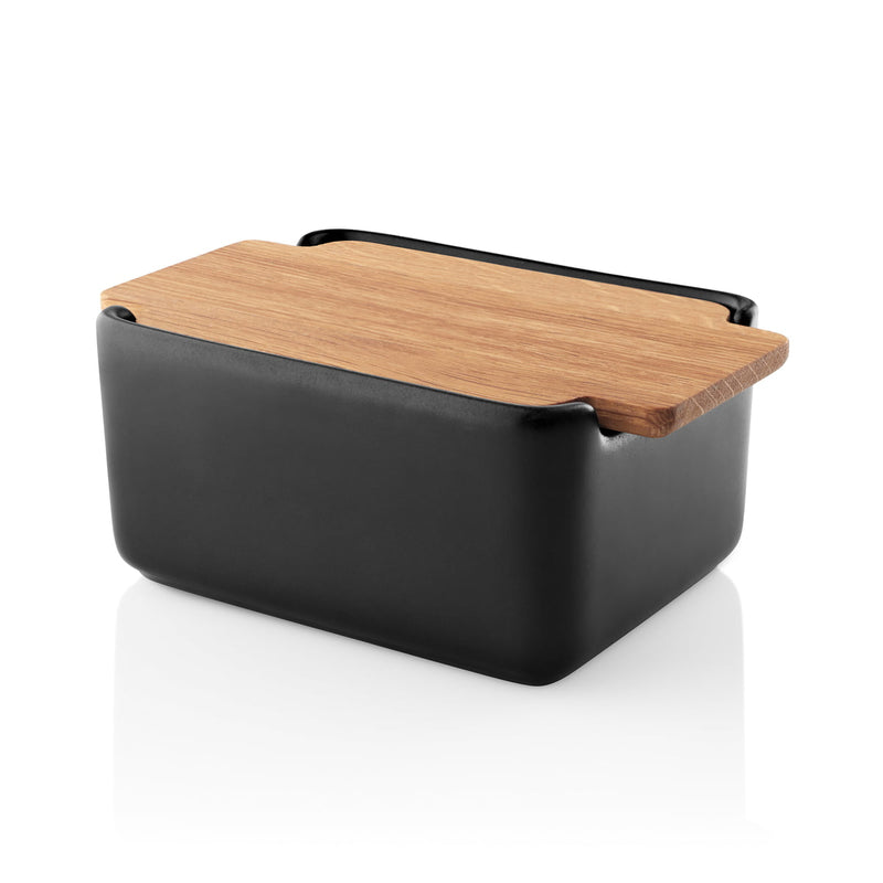 Beurrier avec couvercle en chêne Nordic
