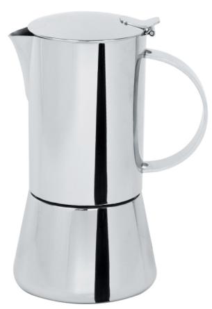 Cafetière italienne en inox Capri, compatible induction | CRISTEL