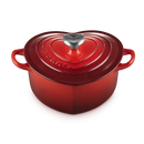 Cocotte cœur en fonte émaillée rouge Cerise | LE CREUSET