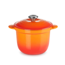 Cocottes Every en fonte émaillée Orange volcanique | LE CREUSET
