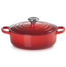 Cocotte ronde basse en fonte émaillée