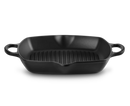 Gril carré profond en fonte émaillée noir mat | LE CREUSET