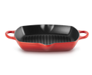 Gril carré profond en fonte émaillée rouge cerise | LE CREUSET