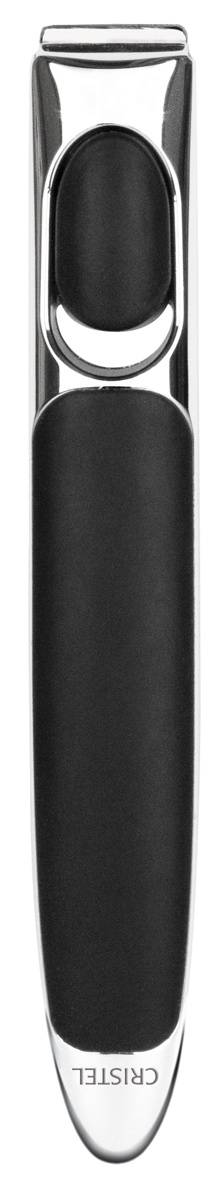 Poignée amovible Zenith 3 en inox brossé et silicone noir | CRISTEL