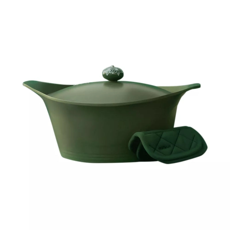 L'incroyable cocotte légère Vert Fougère | COOKUT