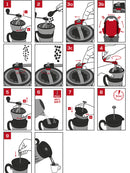 Moulin à café et cafetière à piston Paris Press