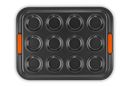 Moule à 12 mini-tartelettes en acier anti-adhésif | LE CREUSET