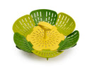 Panier vapeur pliable vert sans BPA ouvert | JOSEPH JOSEPH