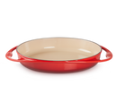 Plat à tarte tatin en fonte émaillée rouge cerise | LE CREUSET