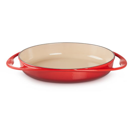 Plat à tarte tatin en fonte émaillée rouge cerise | LE CREUSET