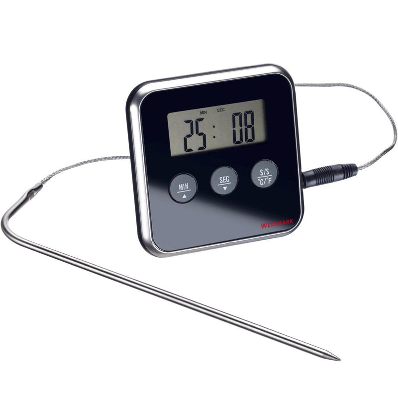 Thermomètre digital de cuisine noir pour four | WESTMARK