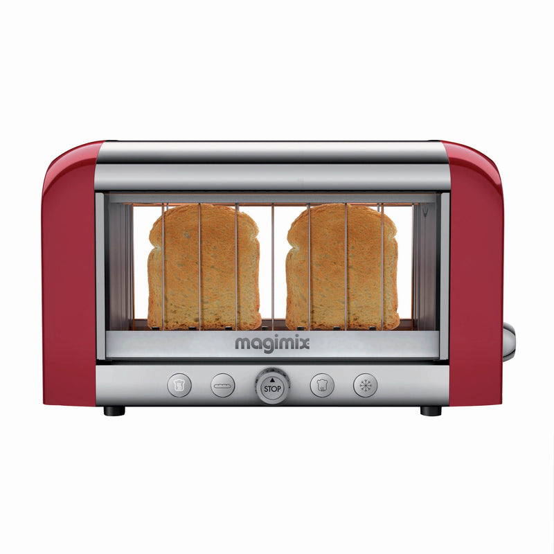 Toaster transparent Vision rouge | MAGIMIX