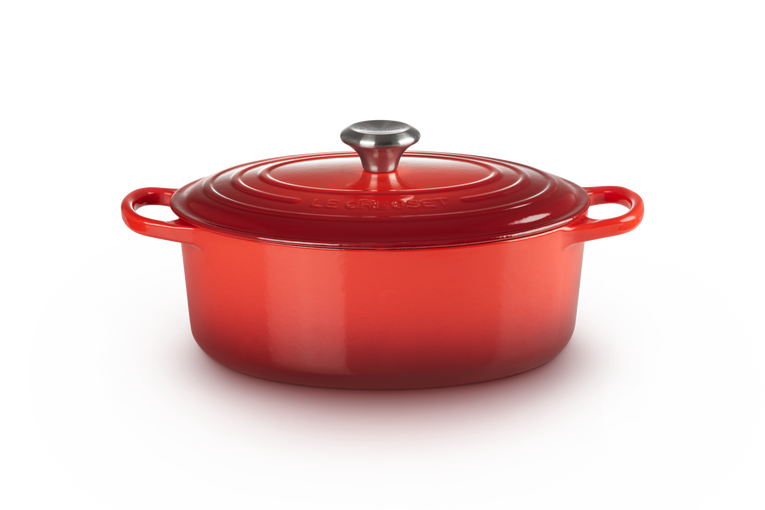 Cocotte ovale en fonte émaillée Signature