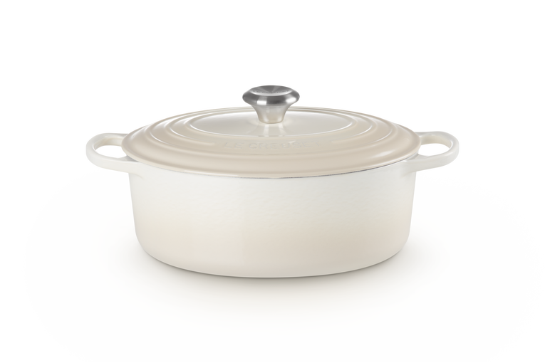 Cocotte ovale en fonte émaillée Signature