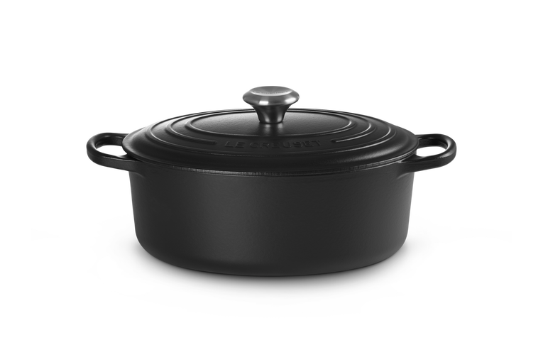 Cocotte ovale en fonte émaillée Signature