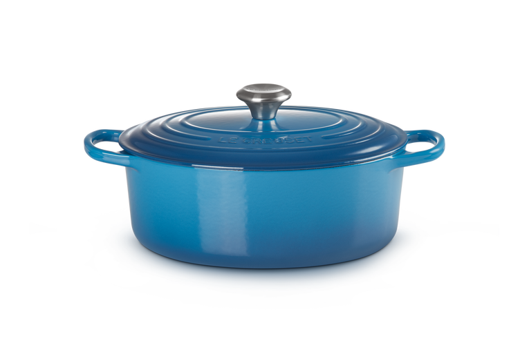 Cocotte ovale en fonte émaillée Signature