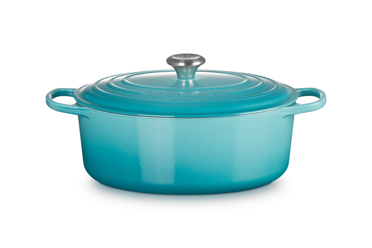 Cocotte ovale en fonte émaillée Signature