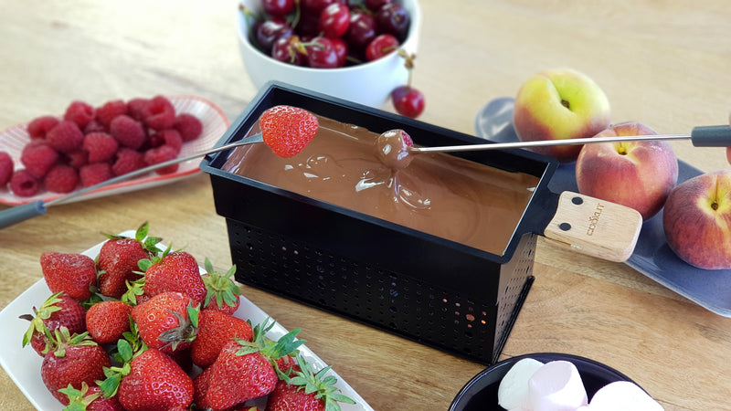 Coffret raclette et fondue à la bougie