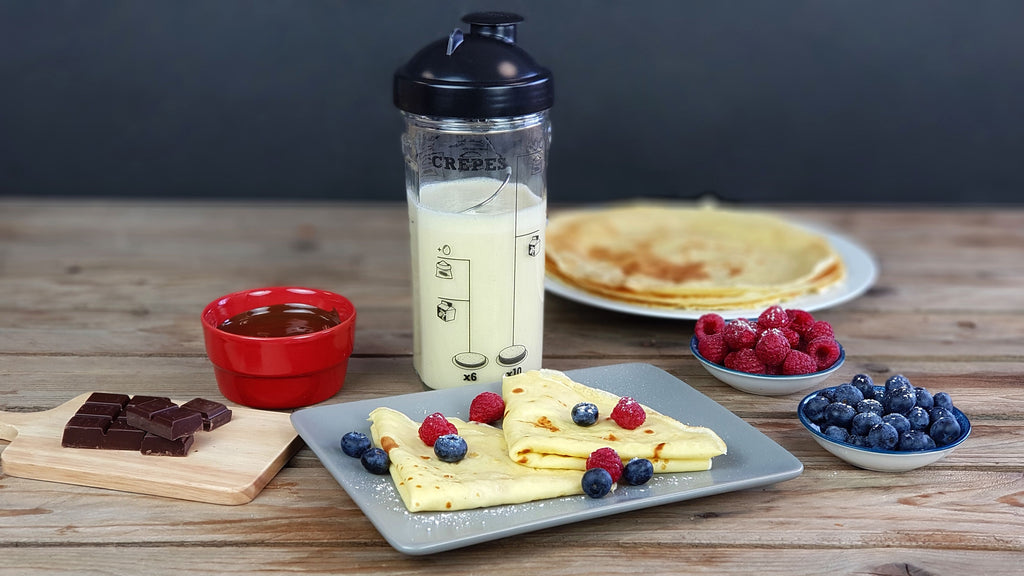 Shaker à crêpes, pancakes et gaufres