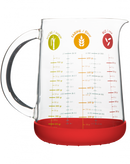 Verre mesureur en verre 1 L