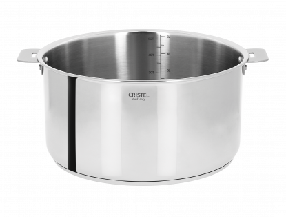 Casserole en inox Casteline amovible CRISTEL