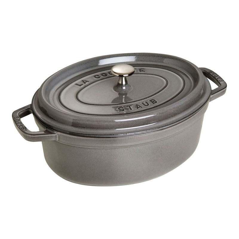 Cocotte ovale en fonte émaillée