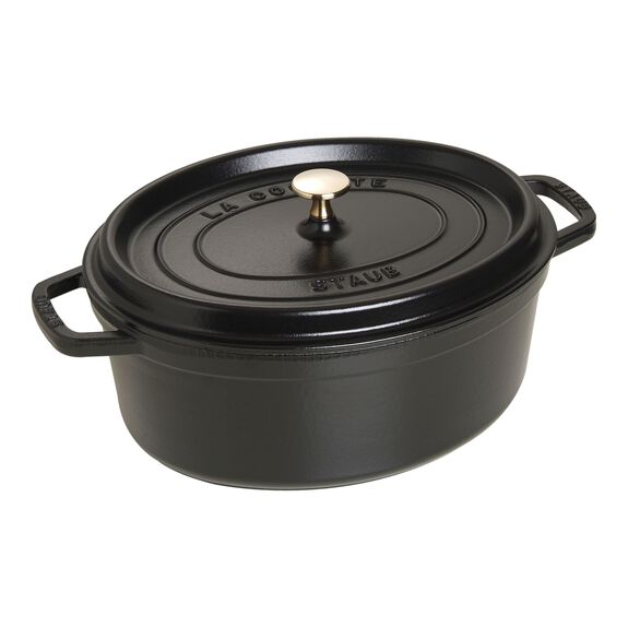 Staub La Cocotte 31cm ovale noir, fonte | Leroy Merlin