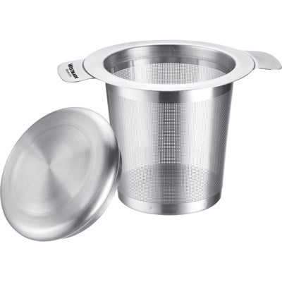 Filtre à thé réutilisable en inox. 