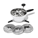 Moulin à légumes et fruits OXO avec 3 grilles en inox 