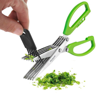 Ciseaux à herbes avec peigne de nettoyage