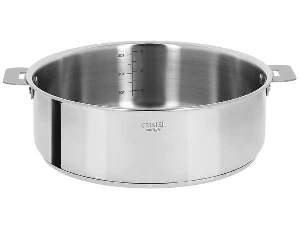 Sauteuse Casteline amovible en inox 18/10 CRISTEL