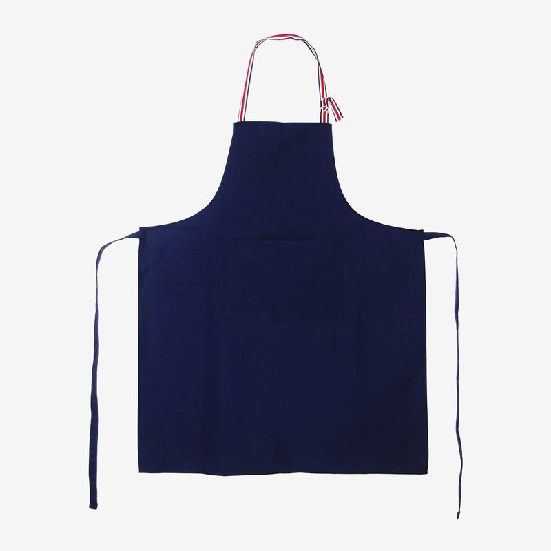 Tablier de cuisine sommelier bleu marine ANDRÉE JARDIN 100% coton - Frabriqué en France