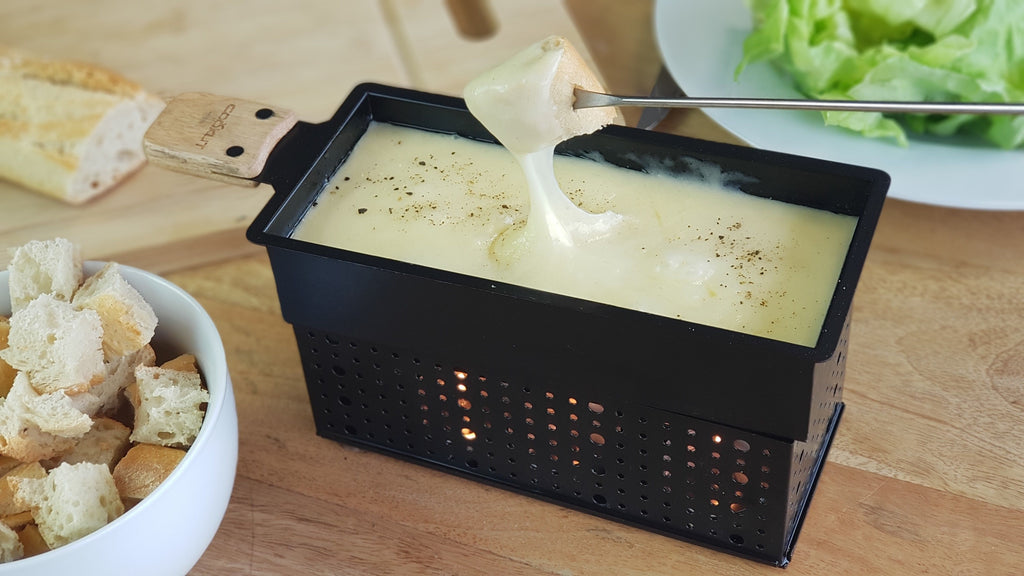 Fondue chauffante fromage fondue avec bougie