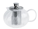 Théière en verre et inox Gyokuro CRISTEL sous forme de potiron