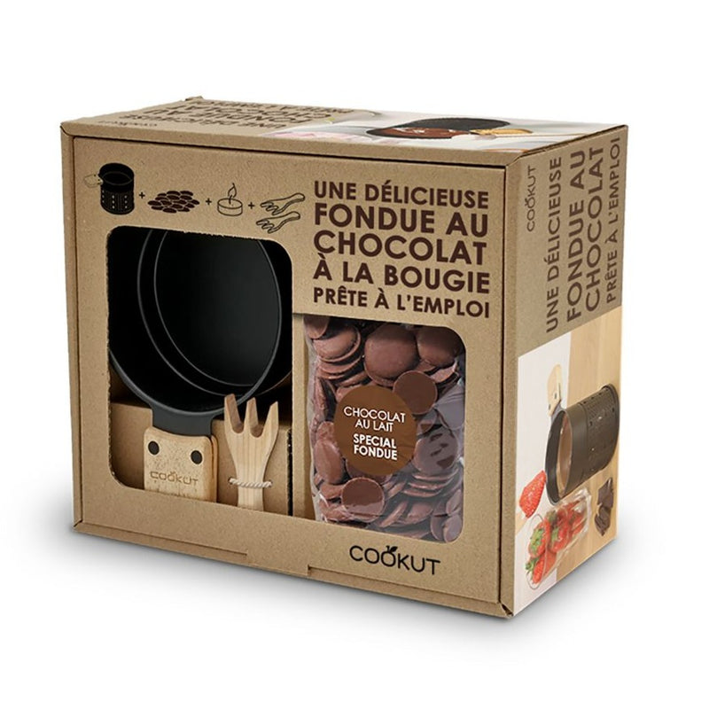 Coffret Fondue au chocolat à la bougie
