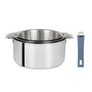 Série de 3 casseroles inox Mutine amovible + 1 poignée