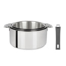 Série de 3 casseroles inox Mutine amovible + 1 poignée