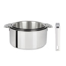 Série de 3 casseroles inox Mutine amovible + 1 poignée